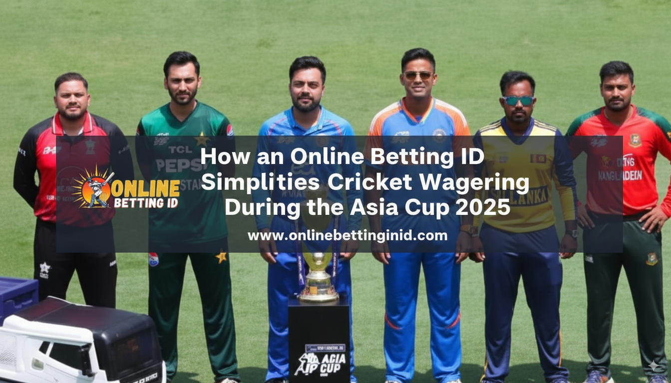 Read more about the article How an Online Betting ID Simplifies Cricket Wagering During the Asia Cup 2025