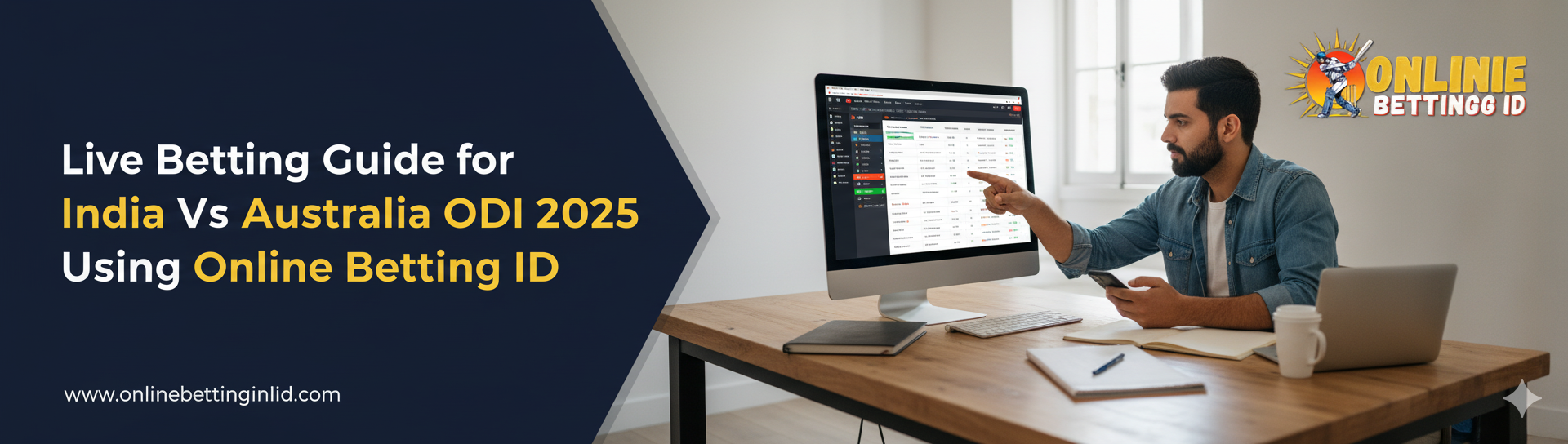 Read more about the article Live Betting Guide for India vs Australia ODI 2025 Using Online Betting ID
